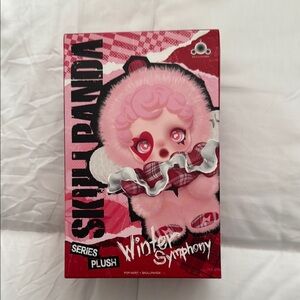 Pop mart Skull Panda Winter Symphony Plush- Rock on